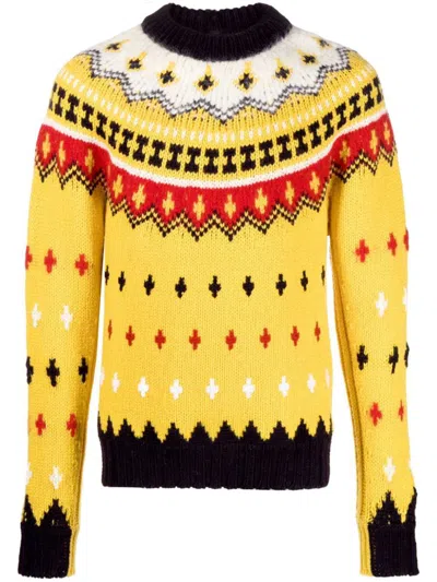 Shop Moncler Grenoble Sweaters In Yellow