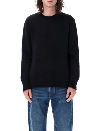 Shop Off-white Mohair Arrow Knit Sweater In Black