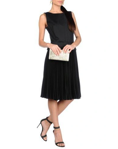 Shop Prada Knee-length Dress In Black