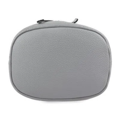 Shop Prada Grey Leather Shoulder Bag ()