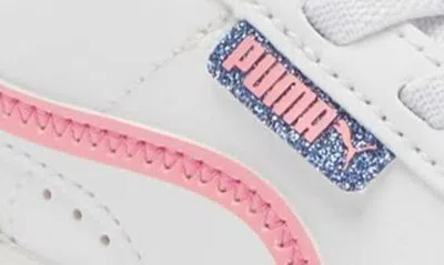 Shop Puma Kids' Jada Deep Dive Sneaker In  White-fast Pink-blue
