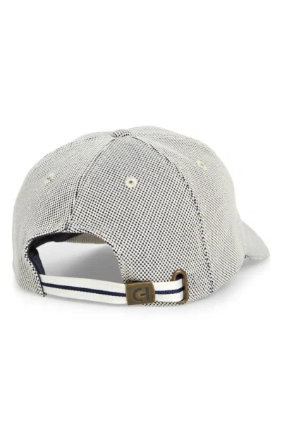 Shop Cole Haan Two Tone Canvas Baseball Cap In Navy
