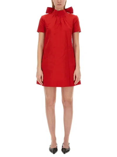 Shop Staud Mini Dress Ilana In Red
