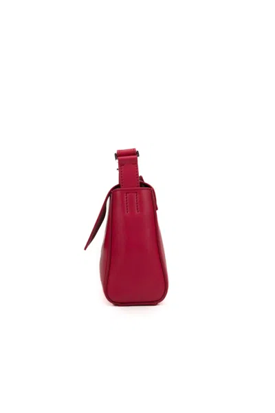 Shop Orciani Sveva Vanity Mini Leather Bag In Fucsia