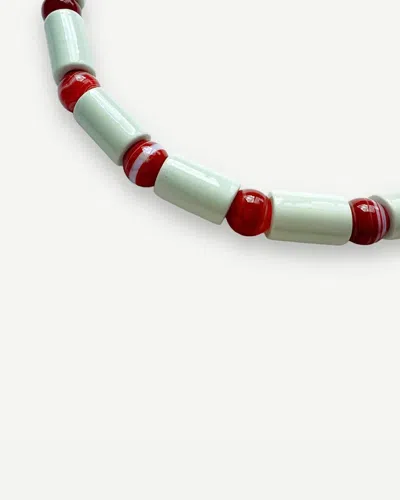 Shop Her New Tribe Foam And Agate Sundry Necklace In Multi