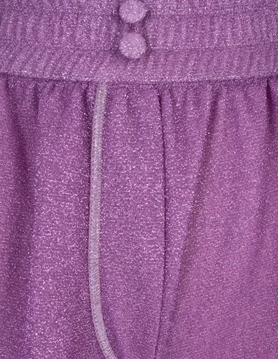 Shop Oseree Wisteria Lumiere Shorts In Purple