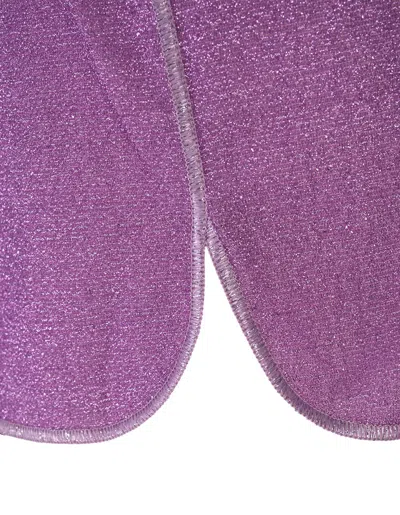 Shop Oseree Wisteria Lumiere Shorts In Purple