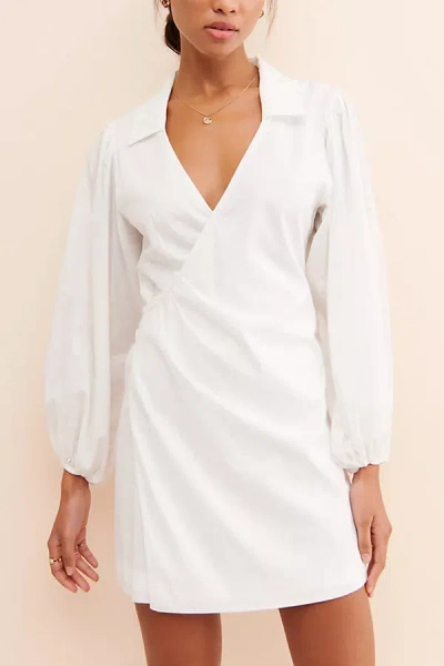 Shop Steele Ciper Dress In White
