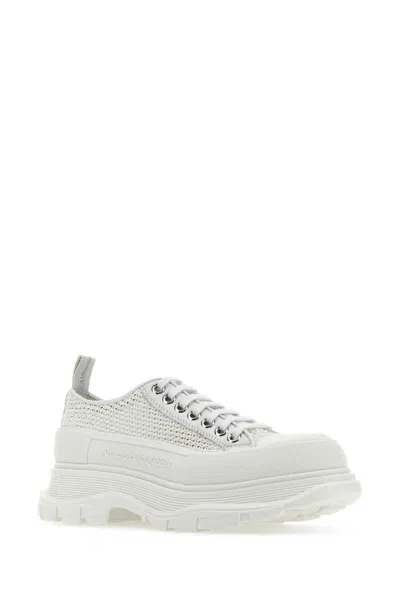 Shop Alexander Mcqueen Sneakers In White