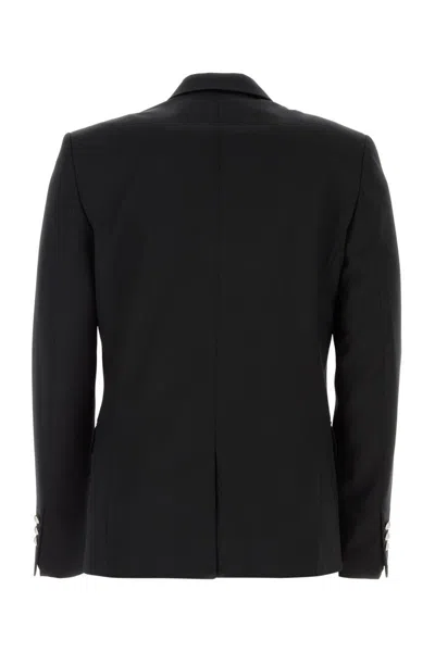 Shop Balmain Jackets And Vests In 0panoir