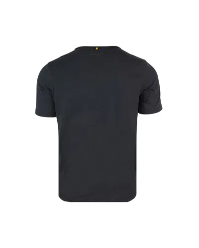 K-way T-shirt With Logo In Technical Fabric In Usyblack Pure