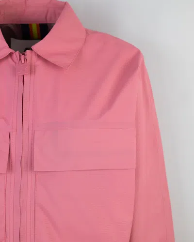 Shop K-way R&d Soi Shell Pink Camelia Jacket In X7upink Camellia