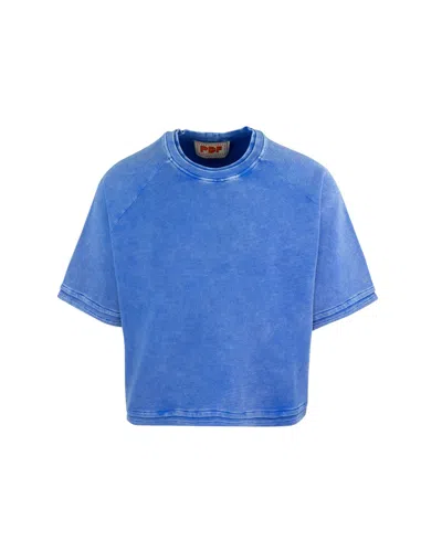 Shop Pdf Channel T-shirt Waffle Blu Royal In Blueroyal