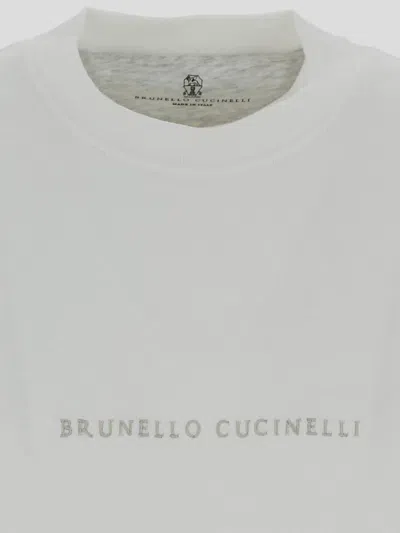 Shop Brunello Cucinelli Sweatshirt In Offwhite