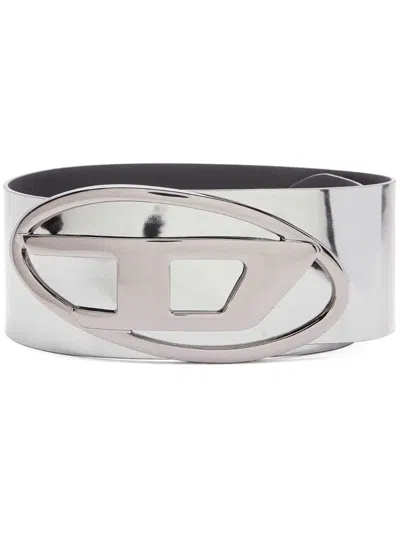 Diesel B-1dr 80 Metallic-effect Belt In H0926