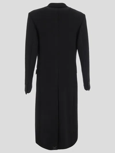 Shop Dolce & Gabbana Long Coat In Black