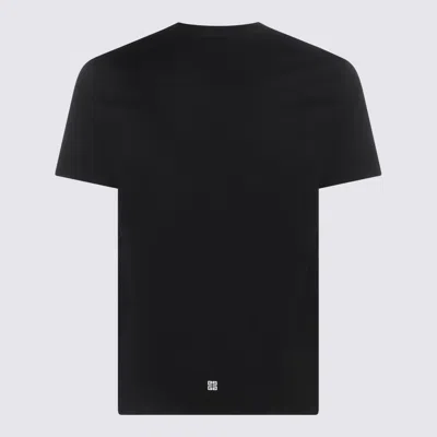 Shop Givenchy Black And White Cotton T-shirt