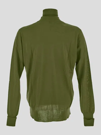 Shop Pt Torino Sweaters In Green