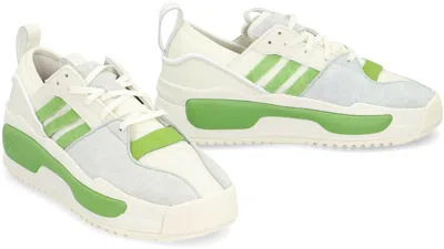 Shop Y-3 Adidas Rivalry Low-top Sneakers In White
