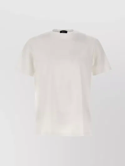 Shop Herno Crew Neck Cotton T-shirt