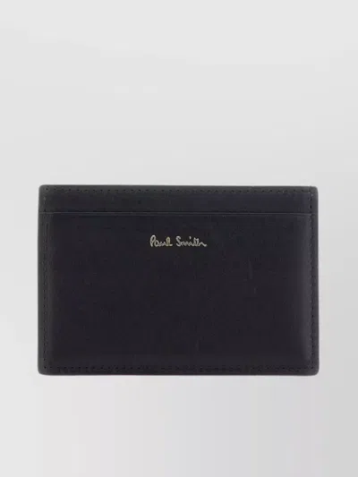 Shop Paul Smith Leather Striped Cardholder Wallet