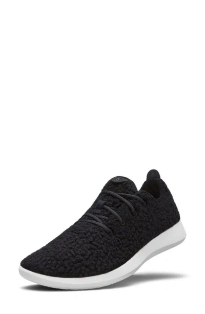 Shop Allbirds Wool Runner Fluff Sneaker In Natural Black/ Natural White