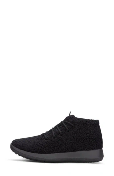 Shop Allbirds Wool Runner Up Double Fluff Sneaker In Natural Black/ Natural Black