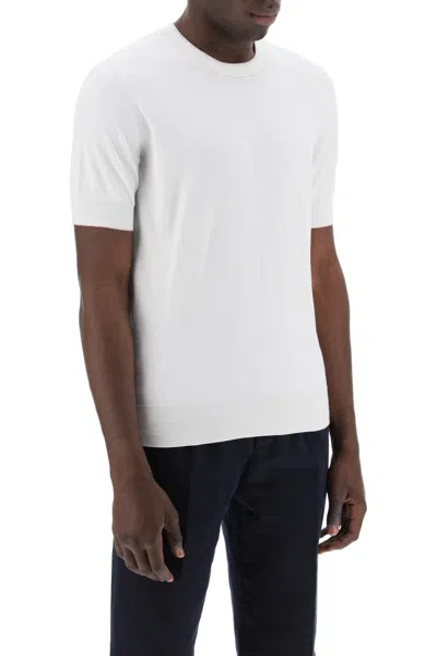 Shop Brunello Cucinelli Cotton Yarn T-shirt For Men Men In White