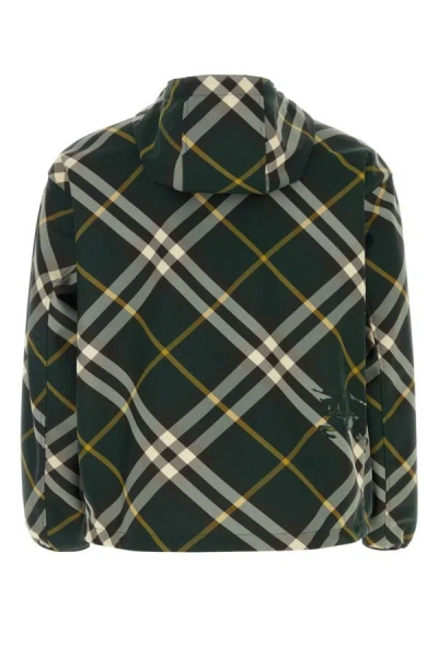 Shop Burberry Man Giacca In Multicolor