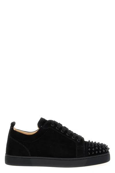 Shop Christian Louboutin Men 'louis Junior' Sneakers In Black