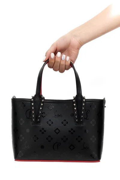 Shop Christian Louboutin Women 'cabata E/w Mini' Handbag In Black