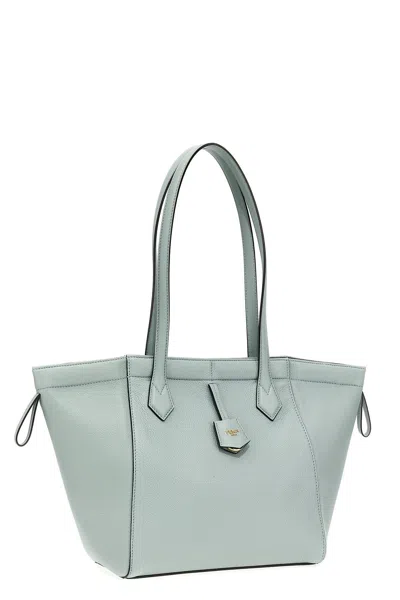 Shop Fendi Women ' Origami Medium' Shopping Bag In Blue