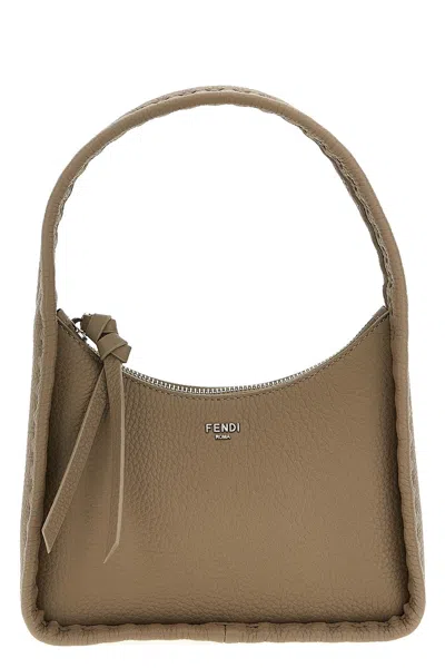 Shop Fendi Women 'mini Fendessence' Handbag In Cream