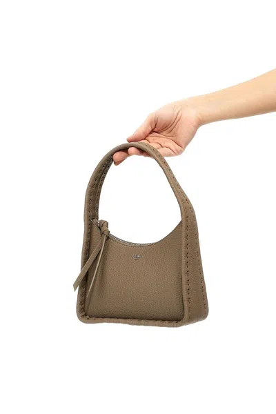 Shop Fendi Women 'mini Fendessence' Handbag In Cream