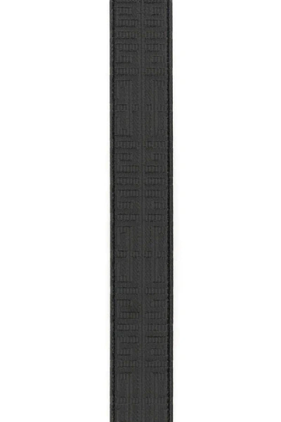 Shop Givenchy Man Black Canvas Reversible 4g Belt