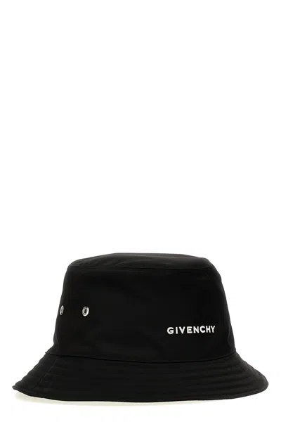 Shop Givenchy Men Logo Bucket Hat In Black