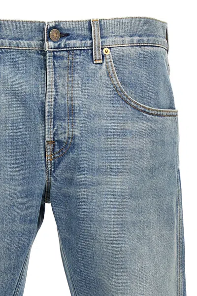 Shop Gucci Men 'morsetto' Jeans In Blue