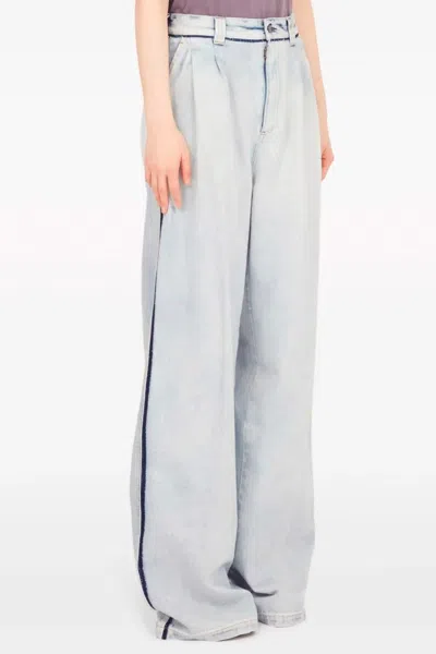 Maison Margiela 5 Pockets Carpenter Jeans In Blue