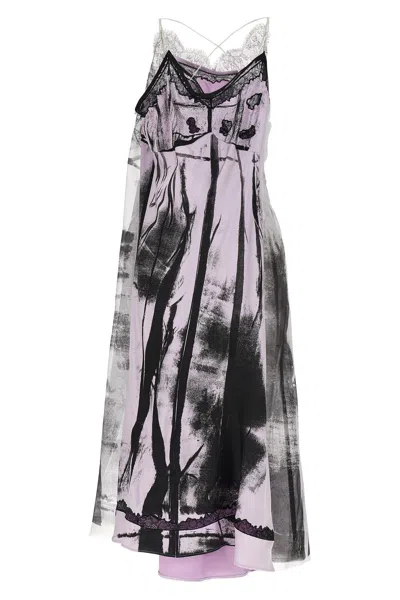 Shop Maison Margiela Women 'freeze-frame' Midi Dress In Multicolor