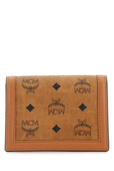 Shop Mcm Unisex Printed Canvas Tracy Coin Purse In Multicolor