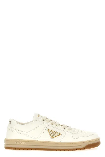 Shop Prada Women 'downtown' Sneakers In White
