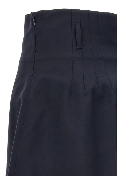 Shop Prada Women Wool Shorts In Blue