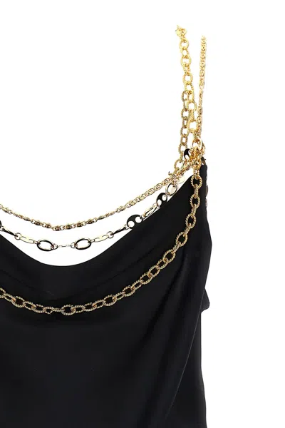 Shop Rabanne Women Chain Top In Black