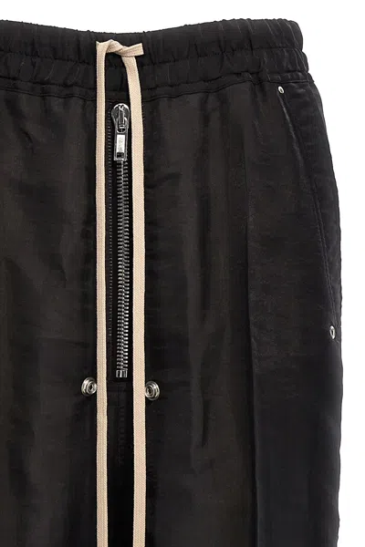 Shop Rick Owens Women 'drawstring Geth Belas' Trousers In Black
