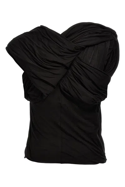 Shop Rick Owens Women 'harness' Top In Black