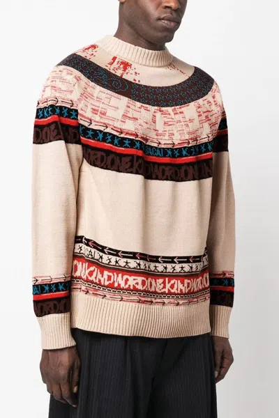 Shop Sacai Men  X Eric Haze Sweater In Multicolor