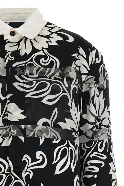 Shop Sacai Women 'floral Print' Shirt In Multicolor