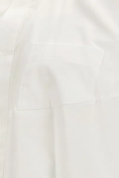 Shop Sacai Women Poplin Shirt In White