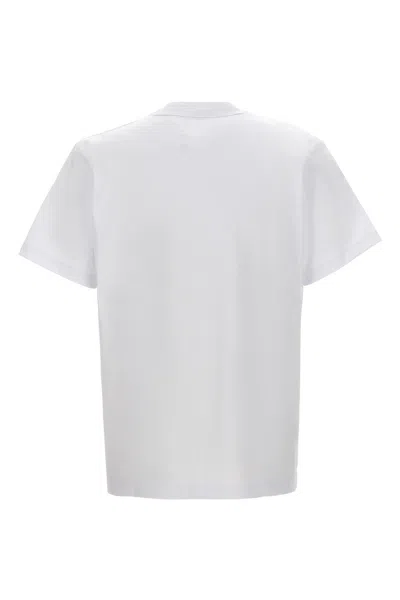 Shop Sacai Women T-shirt  X Carhartt Wip In White