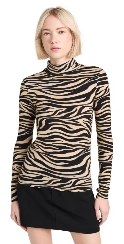 Shop Scotch & Soda All Over Printed Long Sleeved T-shirt Tiger